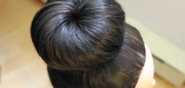 تسريحة كعكة راقصة الباليه الملتوية 